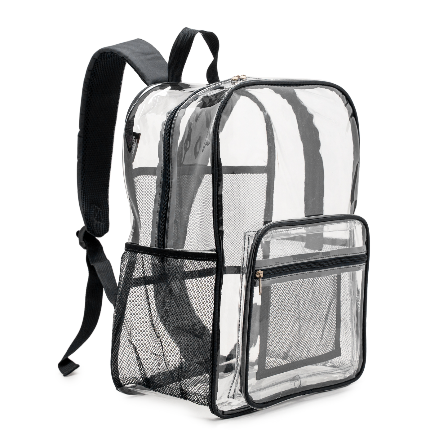 Clear backpack Black