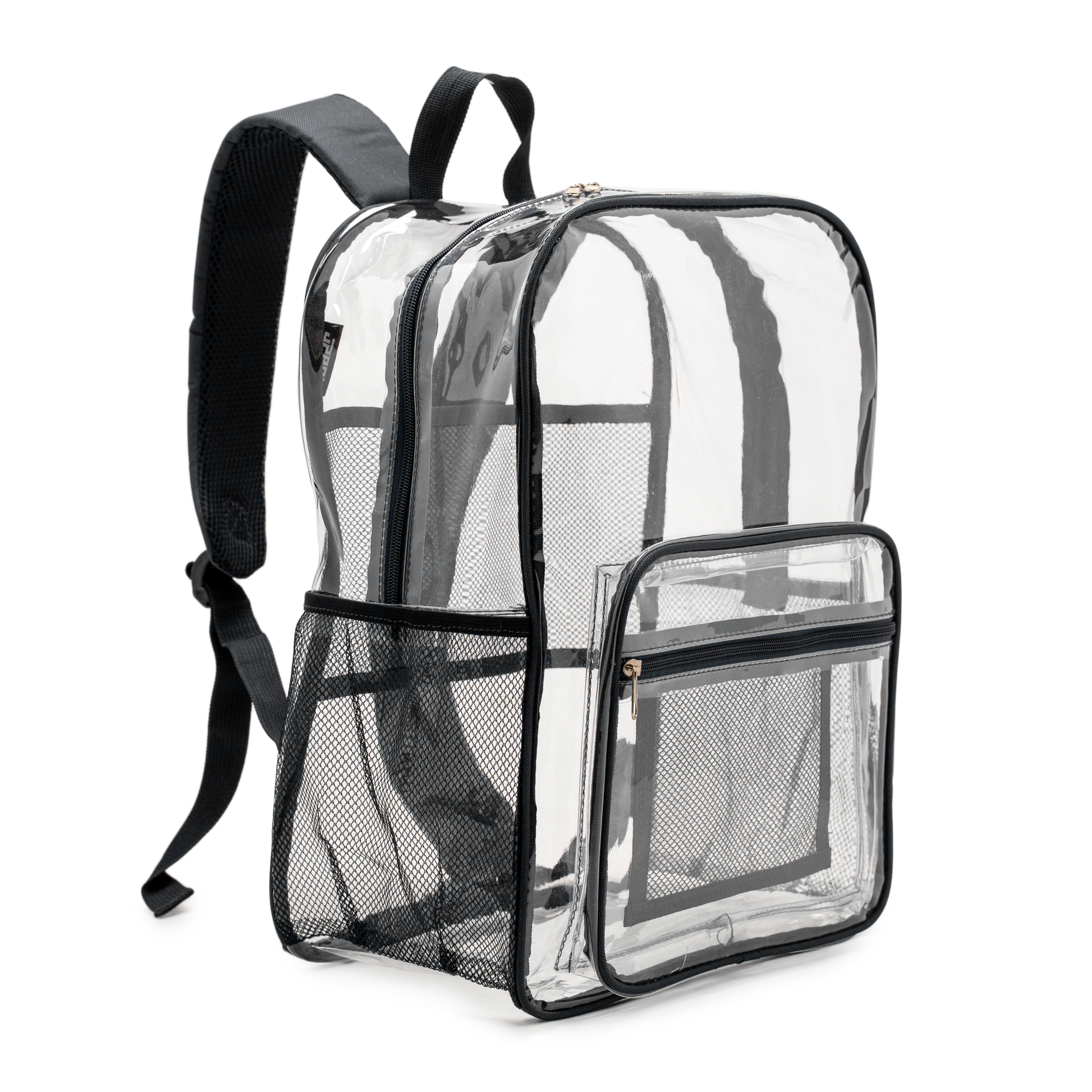 Clear backpack Black