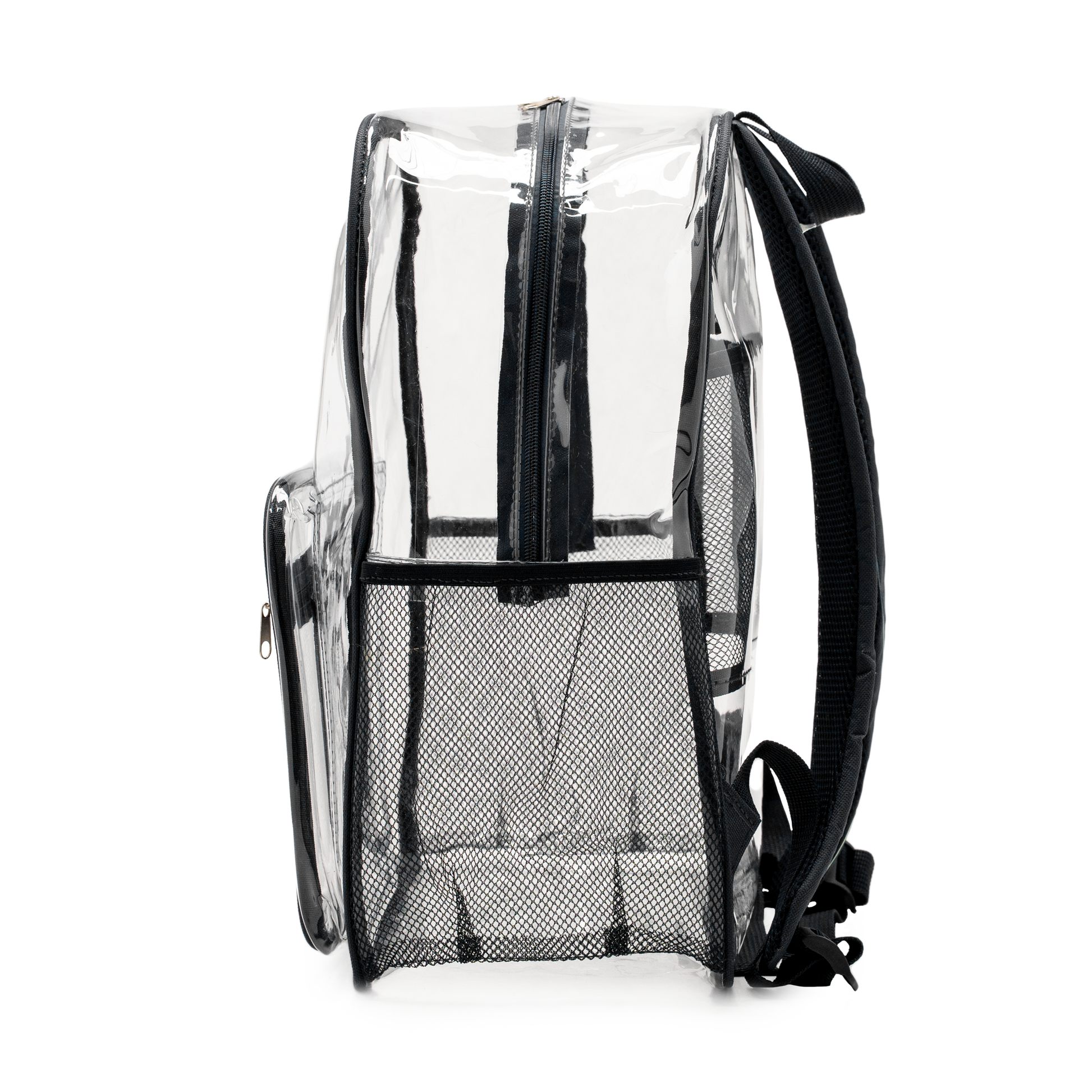 Clear backpack Black