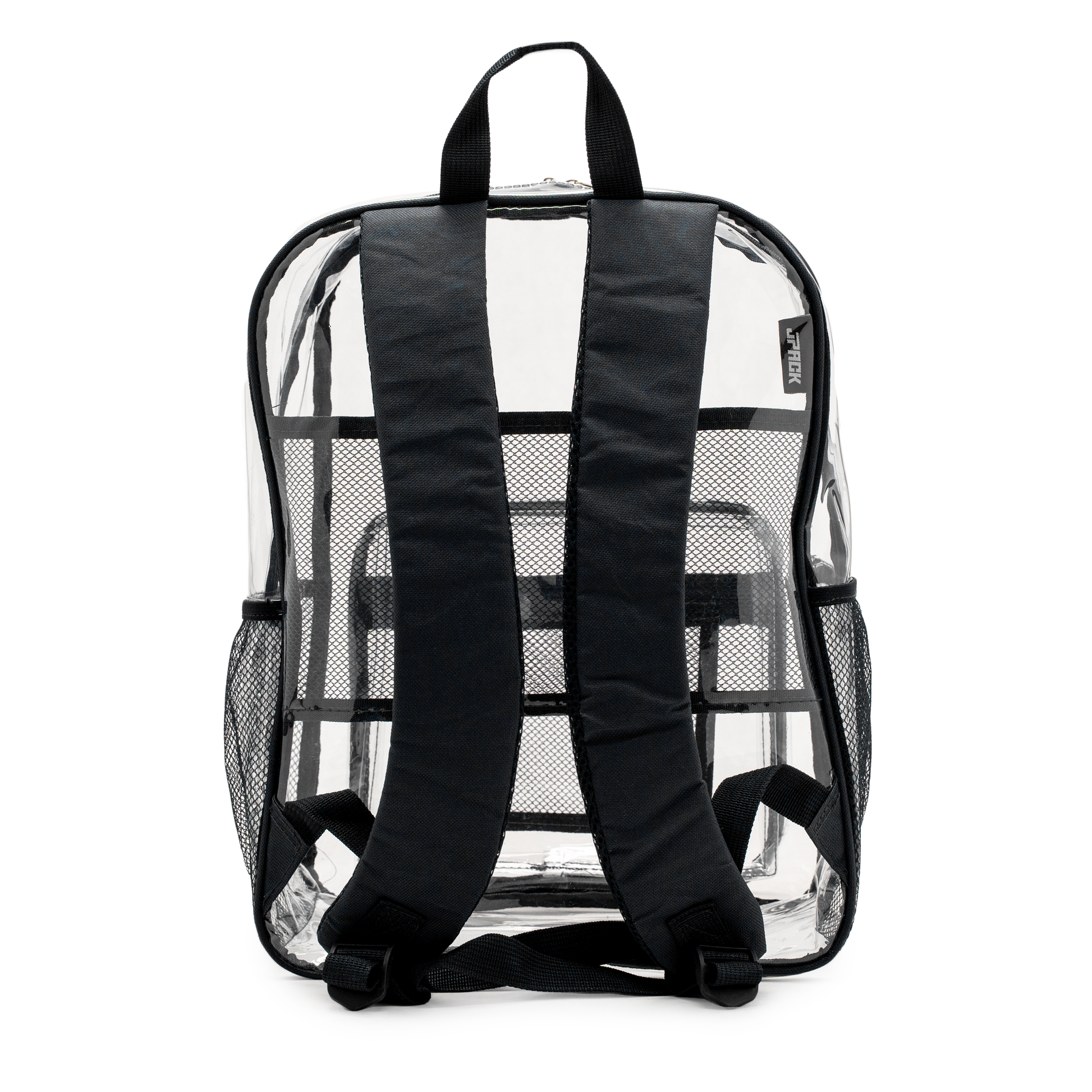 Clear backpack Black