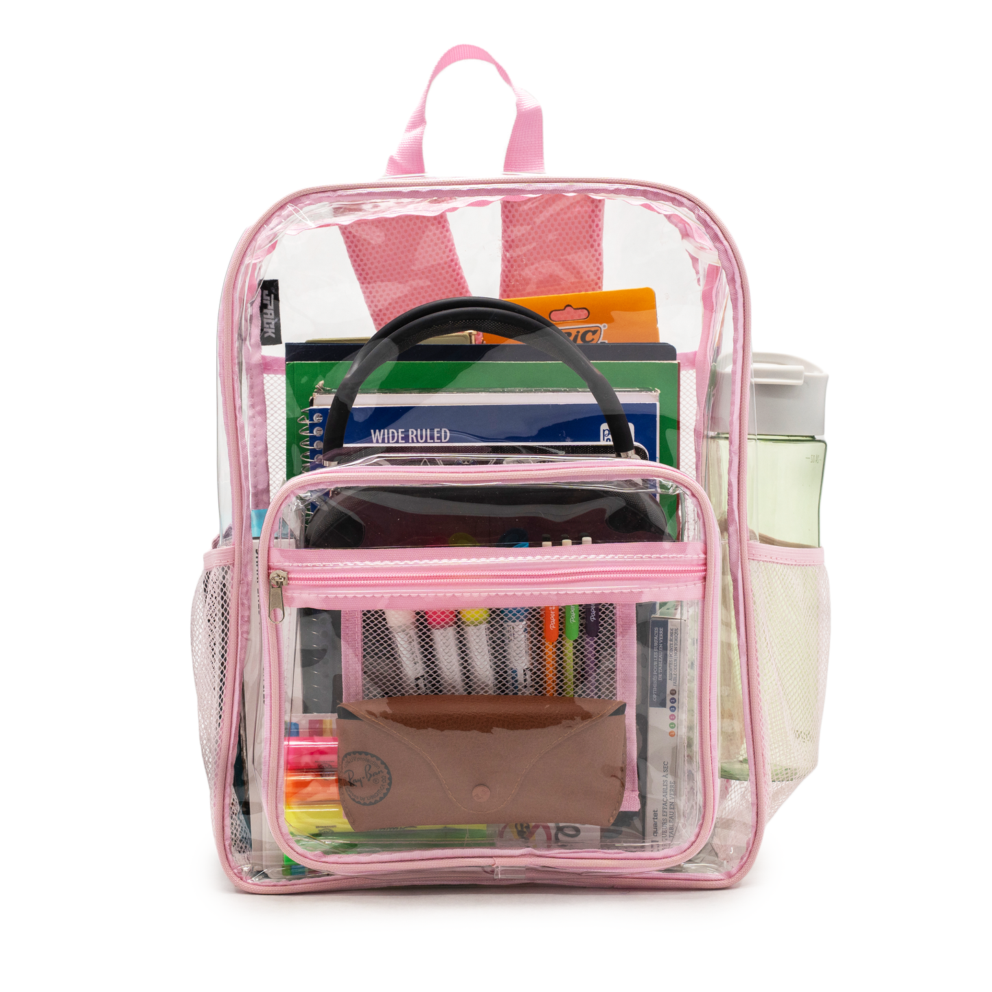 Clear Backpack Pink