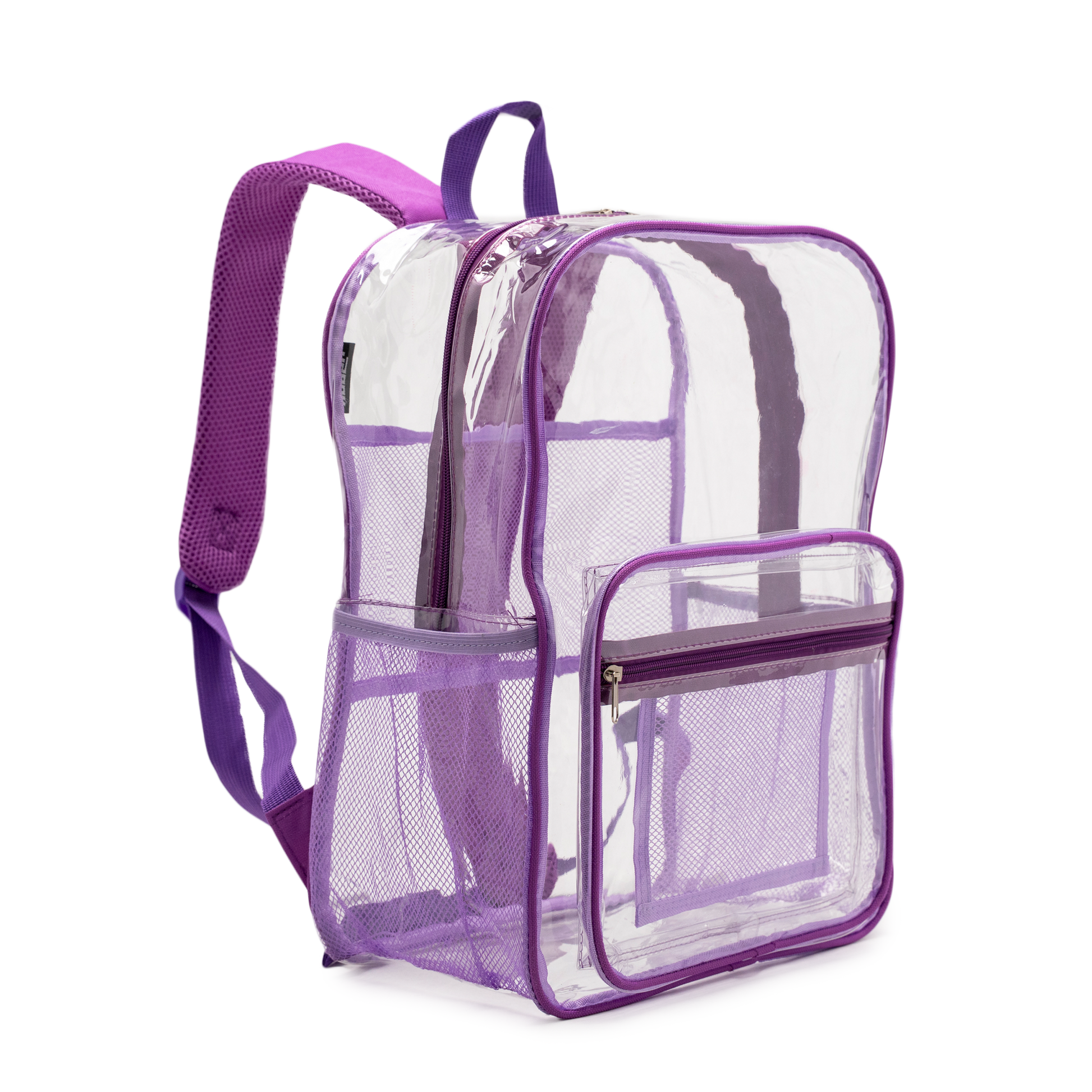 Clear Backpack Purple
