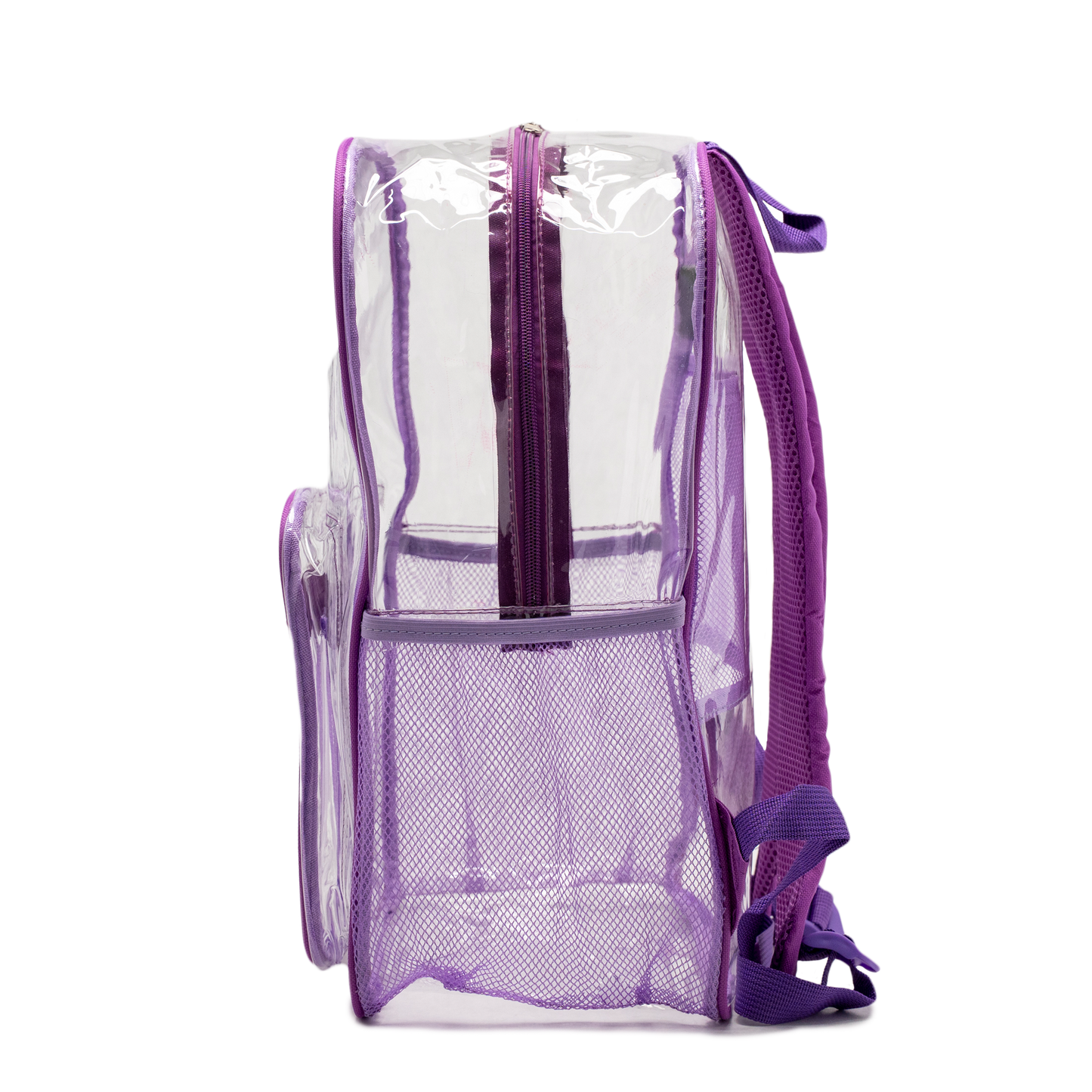 Clear Backpack Purple