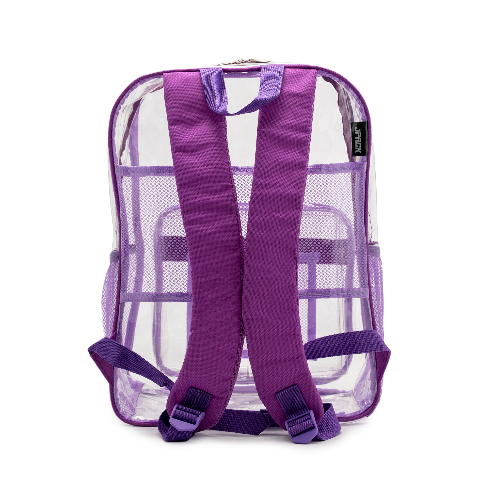 Clear Backpack Purple