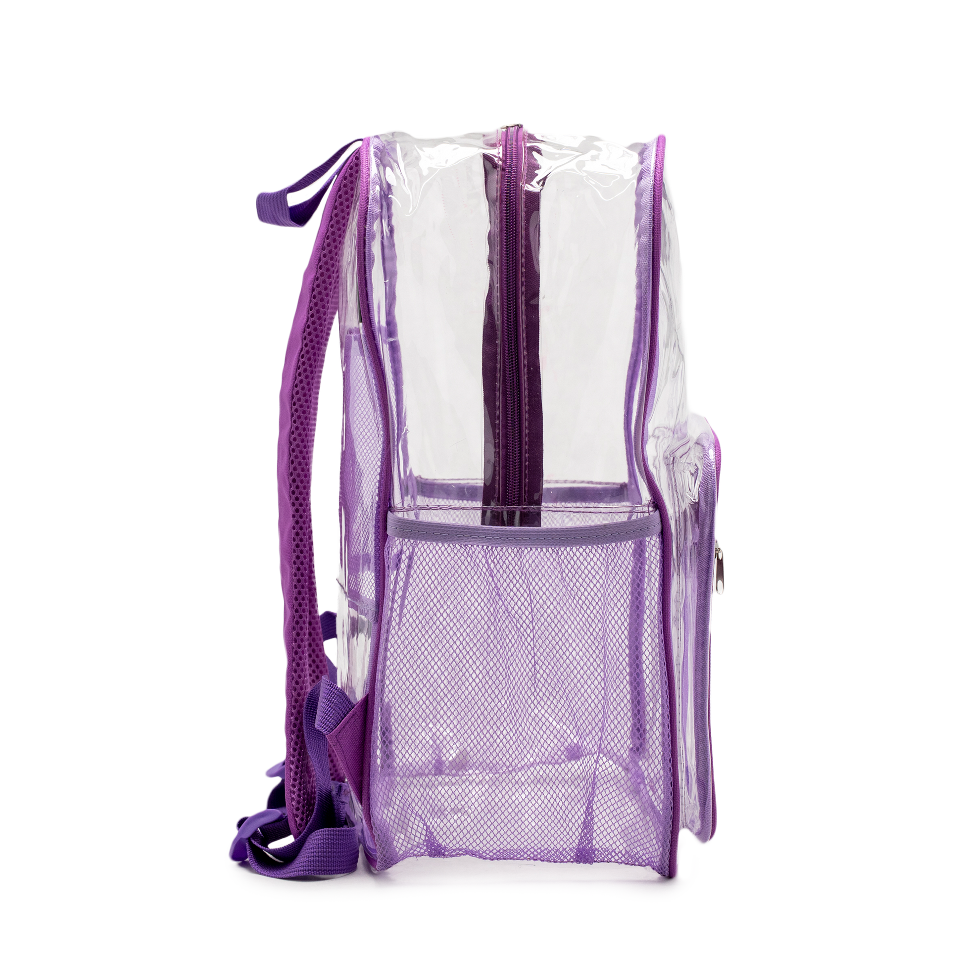 Clear Backpack Purple