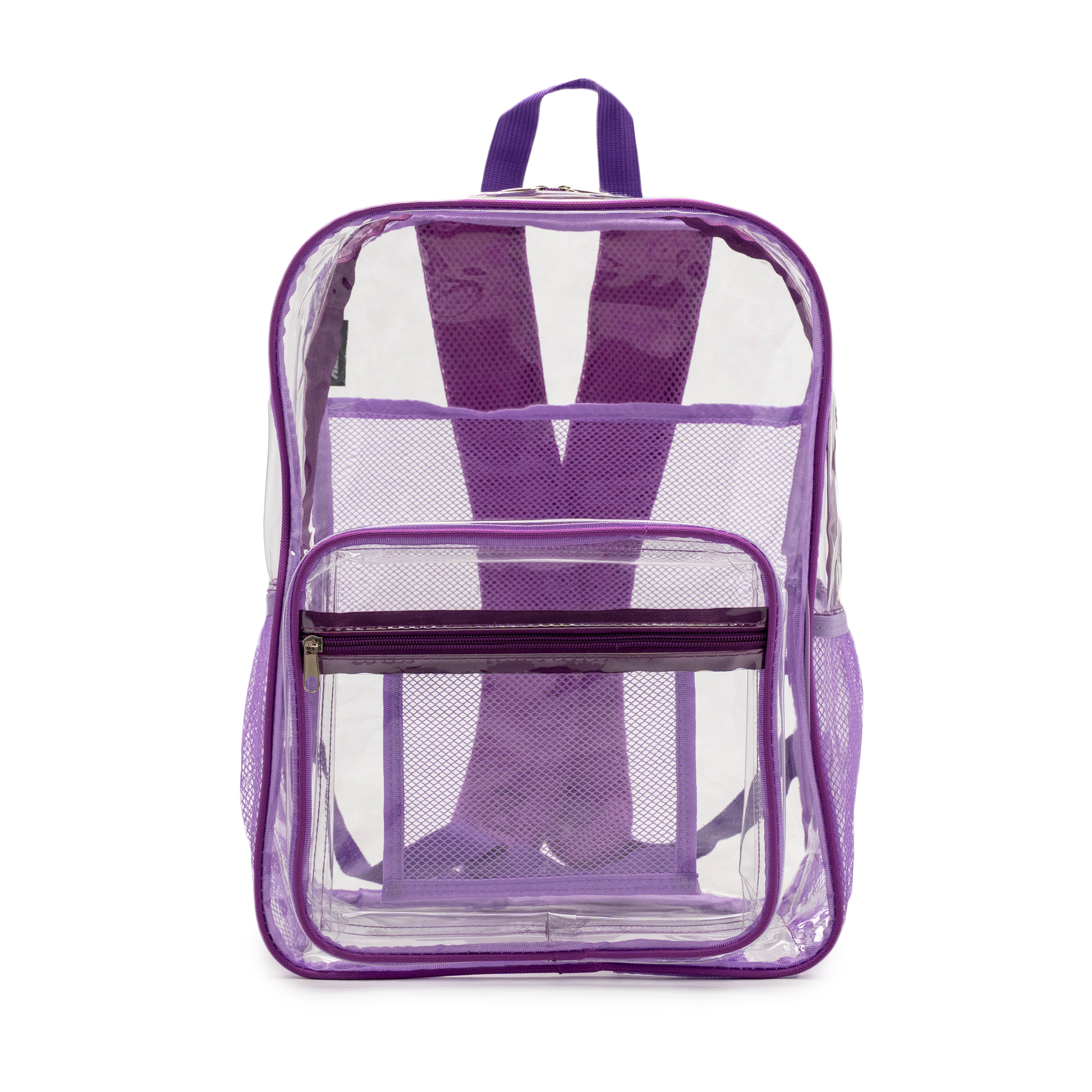 Clear Backpack Purple